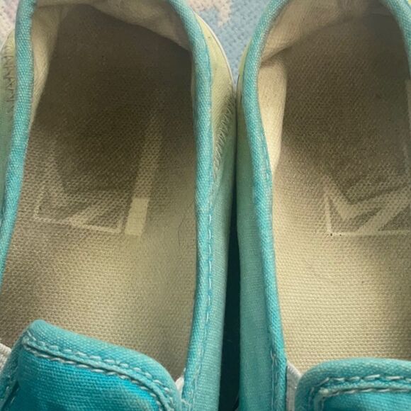 VANS Rainbow Cotton Slip On Sneakers Sz 7.5 - Picture 7 of 10